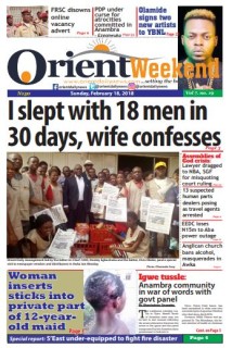 Bizarre confession of having sexual intercourse with eighteen men within one month by a housewife, has set Asaba and its environs in Delta state on fire.