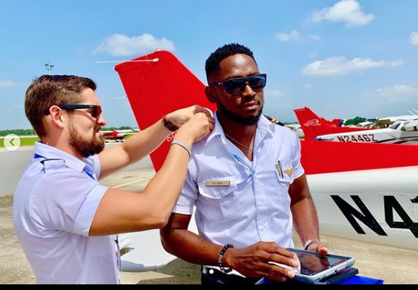 Miracle Ikechukwu who continued his training as a pilot in Florida, United States has been certified as an Instrument Rated Pilot. Miracle who shared a video of his new rank being added after he was certified as an Instrument Rated Pilot, wrote on Instagram; “A lot of turbulence while en-route but finally landed.. “Instrument Rated!”�.. It’s only Your Grace Lord.. Thank You.. and to everyone who has supported meh thus far, I Appreciate… GOD Bless.. “