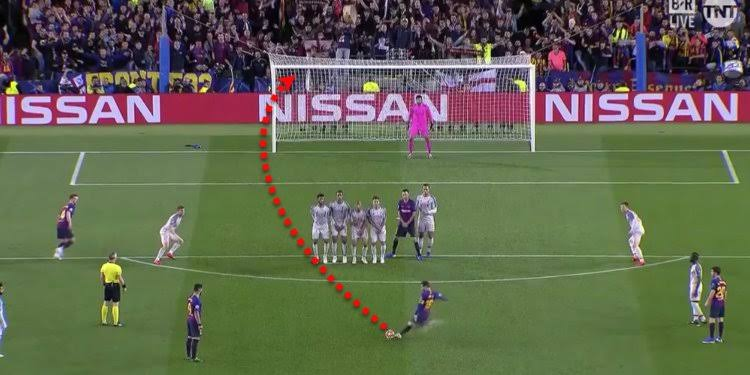 Lionel Messi’s Free Kick Against Liverpool Voted Best Champions League