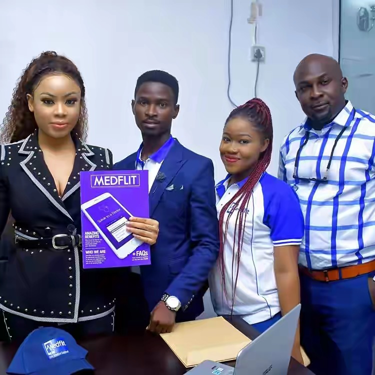 Former BBNaija Housemate, Nina signs endorsement deal with Medfit. Medflit is the first telemedicine software that allows patients to speak with doctors.