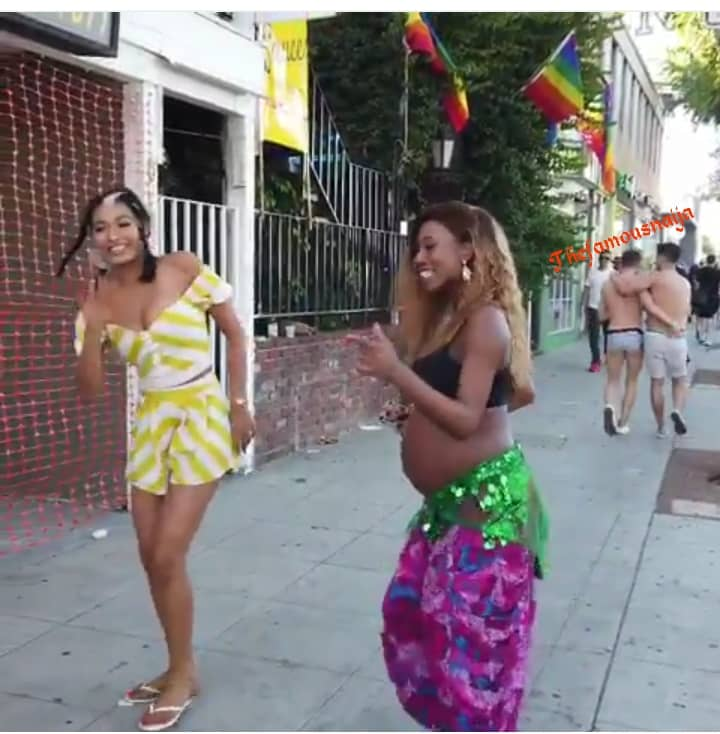 Korra Obidi Dances On The Street Of California With Nude 