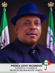 National Chairman of the Peoples Democratic Party (PDP) Prince Uche Secondus is under intense pressure to vacate office over alleged constitutional br