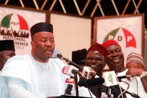 Akpabio withdrew from rerun poll out of fear of another defeat – PDP The Peoples Democratic Party (PDP) in Akwa Ibom state has mocked the Niger Delta Affairs Minister, Senator Godswill Akpabio, saying he withdrew from the rerun poll to avoid another defeat.