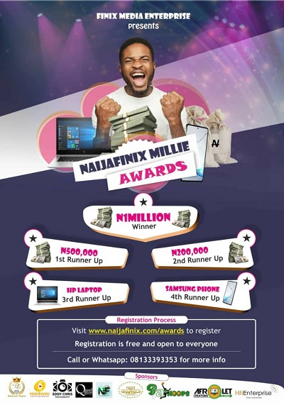 What you need to know about the 10 Winners Of The Naijafinix Millie Awards 2020 Contest. This is to announce to the general public that the Niajafinix Millie Awards online monetary promo which started on the 1st of April, 2020 was completed on the 31st of May, 2020.