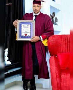 Nigerian actor, Ik Ogbonna could not contain his excitement as he received an honorary doctorate degree. Recall that earlier, Hilda Dokubo also announced receiving her doctorate degree in Literature from Institute Suprereur of Technologies Et De Management; the institution is situated in Cotonou, Benin Republic. IK Ogbonna has also bagged his from same institution; his, however is a doctorate in Leadership and development. Taking to his Instagram, he wrote: “Introducing Dr (Hon) IKECHUKWU MITCHEL OGBONNA. Thanks to the governing council of INSTITUT SUPERIEUR DE TECHNOLOGIES ET DE MANAGEMENT (ISTM UNIVERSITY) for conferring on me Doctorate (Honorary) Degree in Arts in leadership and Development,”