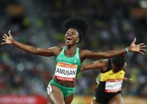 Buhari, Obi, Tinubu, Others React As Nigeria’s Amusan Breaks Record, Wins 100m Hurdles