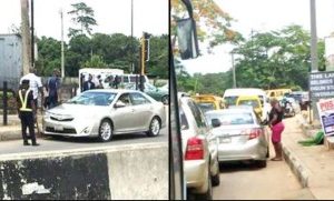 Revealed: How Policemen, LASTMA Officers Extort Motorists Using Traffic Light In Lagos Community