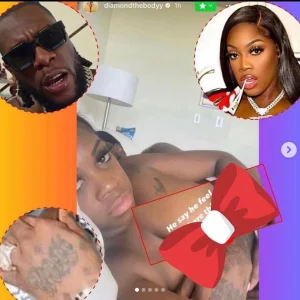 Diamond TheBody Shares Photos Of Her In Bed With Burna Boy