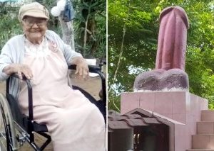 Family Honors Woman’s Dying Wish, Erects Giant Penis On Her Grave