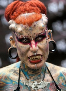 Mexican Woman Looks Like Real Life Vampire After 49 Body Modifications »  Naijafinix