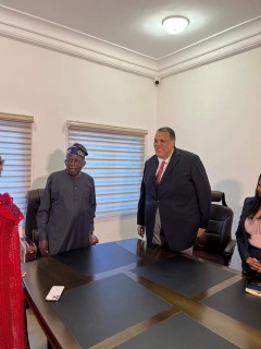 South Africa Commission Visits Asiwaju Bola Tinubu In Abuja