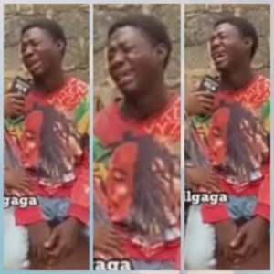 Man Cries After Receiving Donations From Obi Cubana, Tunde Ednut, Mr Eazi