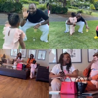 Davido & Chioma Join Their Family a Christmas Vacation In Carpe Verde
