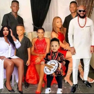 Yul Edochie Endorses Photoshopped Christmas Photo Of Family