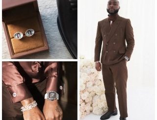 Davido opens up about wearing cufflinks with portrait of late son, Ifeanyi