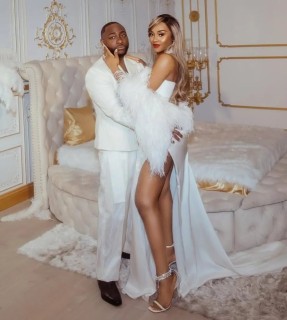 Guests barred from wearing white or cream to Davido and Chioma’s wedding