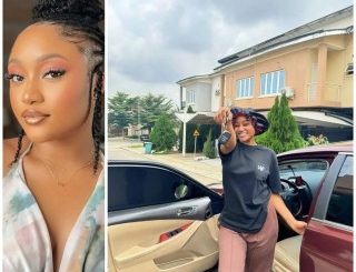 Isreal DMW’s ex-wife, Sheila cops her first car (photos)