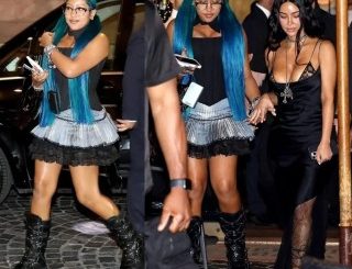 Kim Kardashian and her 12-year-old daughter, North West spotted in Rome (photos)