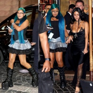 Kim Kardashian and her 12-year-old daughter, North West spotted in Rome (photos)