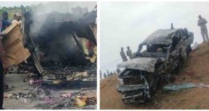Four NYSC Members, Soldier Burnt Alive in Fiery Adamawa Road Accident