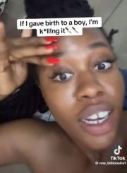 Nigerian feminist says she would end pregnancy if she was carrying a boy