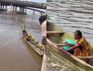 Woman rescued after jumping off Carter Bridge into Lagos lagoon (video)