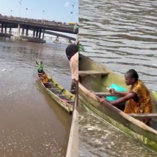 Woman rescued after jumping off Carter Bridge into Lagos lagoon (video)